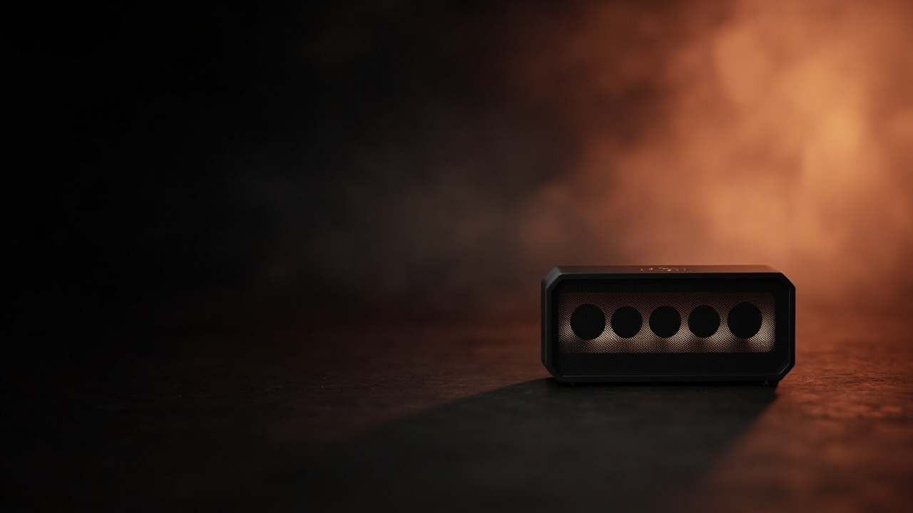 静独便携式 HiFi 音箱主视觉